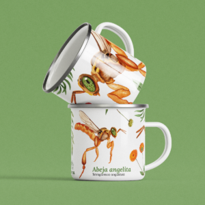 Pocillo peltre ECOS Abeja