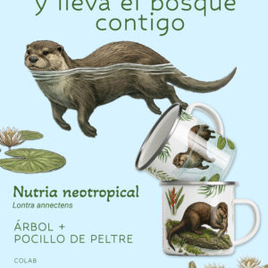 Árbol + Pocillo peltre Kaukitá Nutria